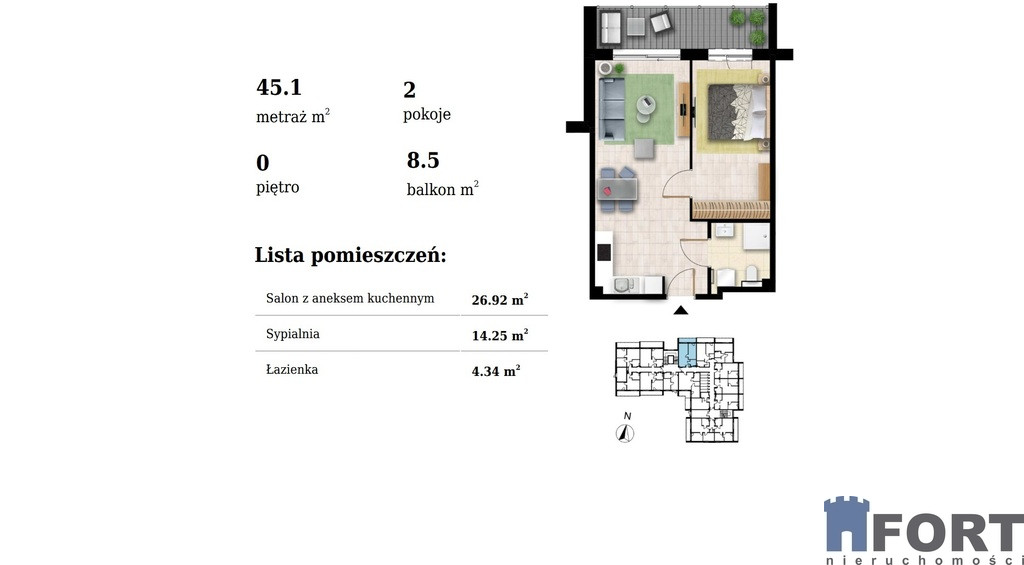 Mieszkanie Sprzedaż Grzybowo 3