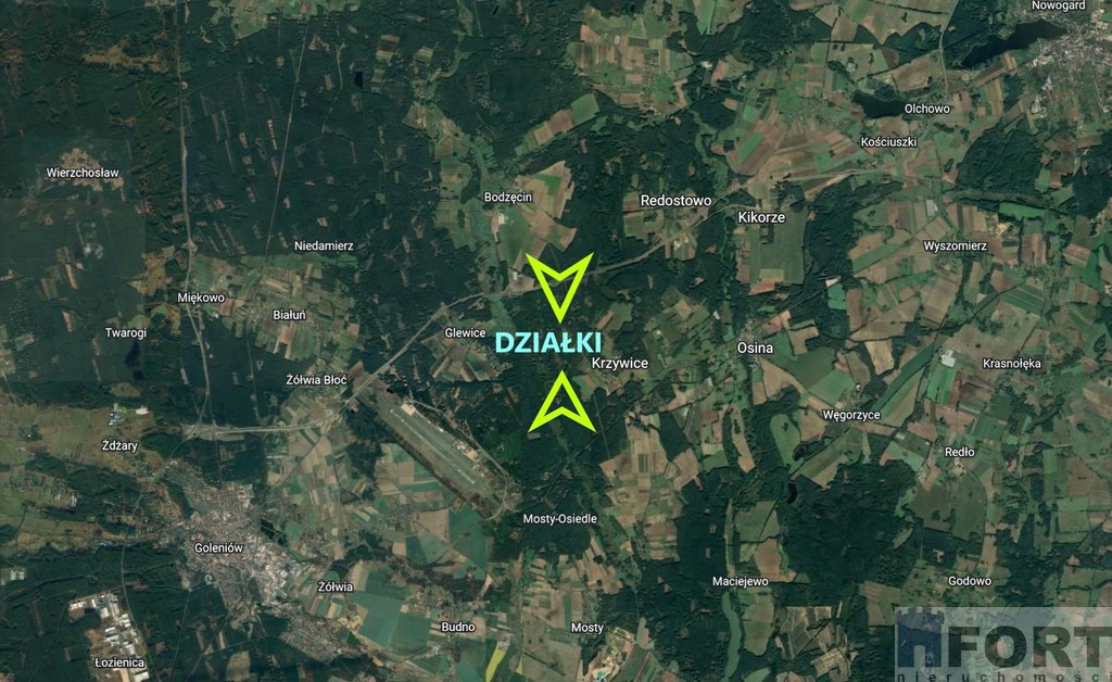 Działka Sprzedaż Krzywice 4