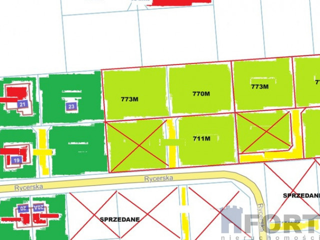 kompleks działek w Dobrej  od 230 zł/1m2