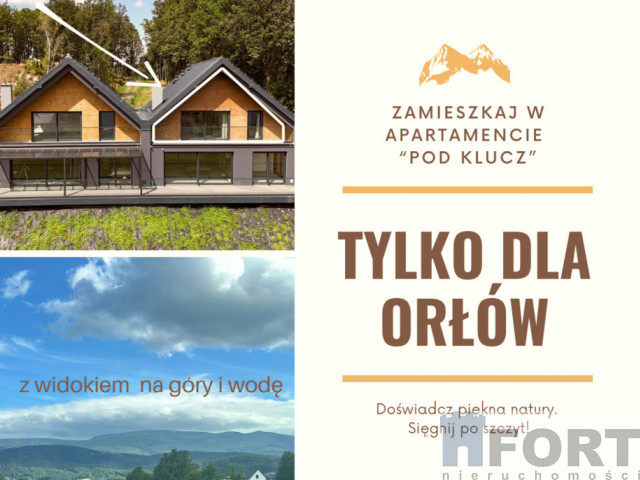 Apartament  z widokiem  na góry i wodę