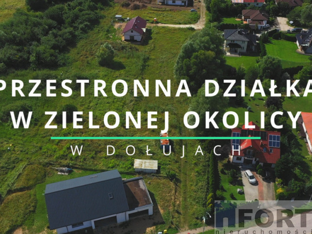 Przestronna działka w zielonej okolicy-Dołuje