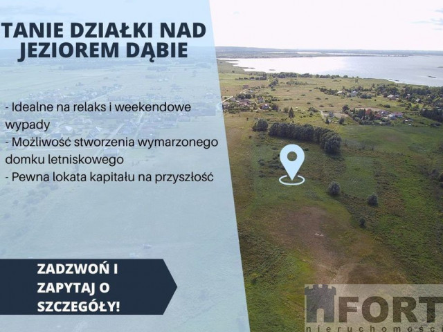 Tanie działki nad Jeziorem Dąbie.