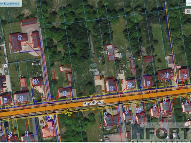 Poczesna, dz.2644m2,pow.częstochowski,plan,media.