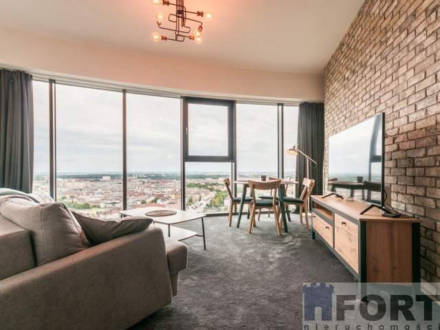 KOMFORTOWY APARTAMENT NA 22 PIĘTRZE W HANZA TOWER