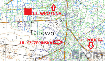 Działka Sprzedaż Tanowo