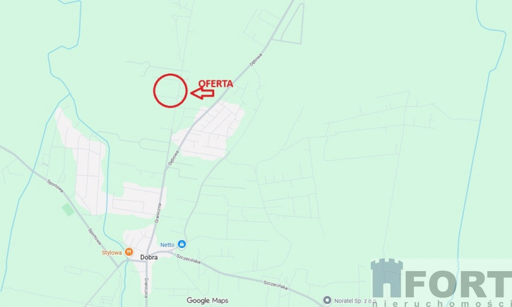 Działka Sprzedaż Dobra Graniczna 8