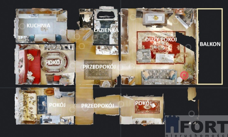Mieszkanie Sprzedaż Szczecin os. Bukowe Fioletowa 2