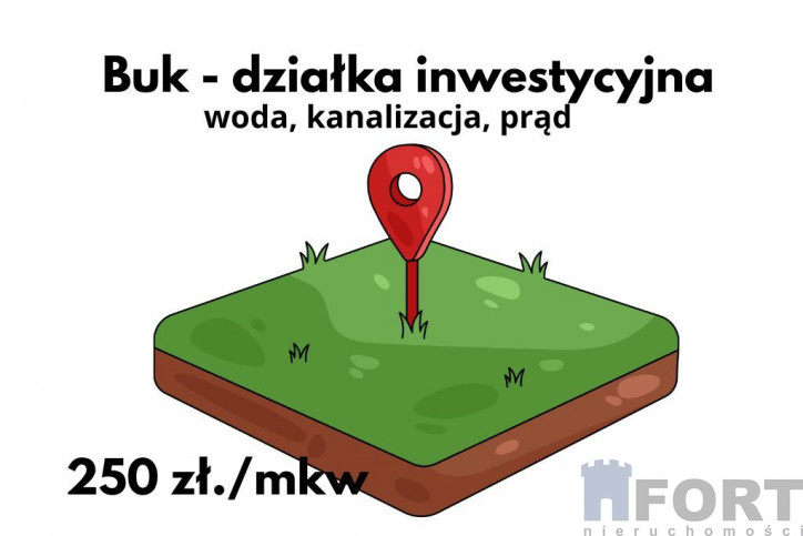 Działka Sprzedaż Buk 1