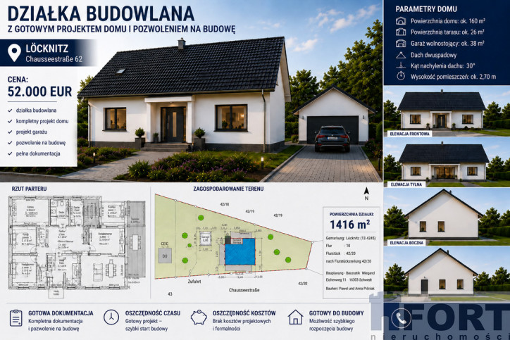Działka Sprzedaż Löcknitz, Löcknitz-Penkun, Vorpommern-Greifswald, Meklemburgia-Pomorze Przednie, Niemcy 2