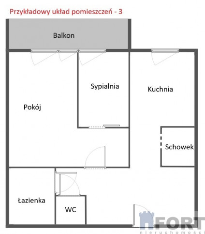 Mieszkanie Sprzedaż Szczecin os. Zawadzkiego-Klonowica 13