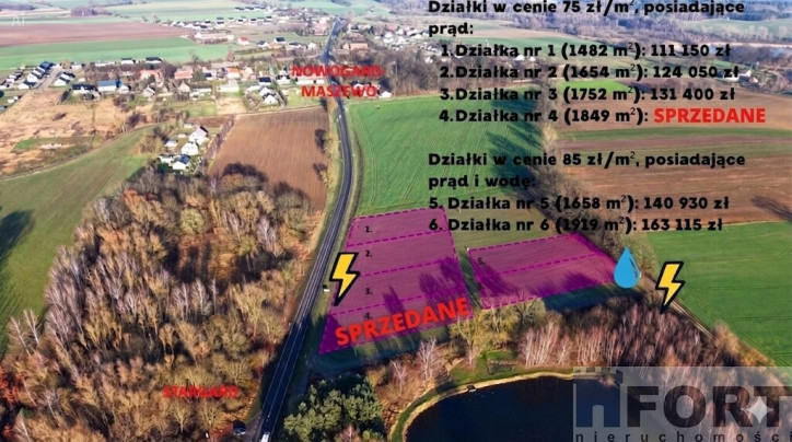 Działka Sprzedaż Grabowo 2