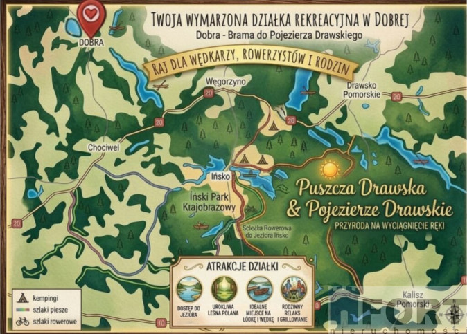 Działka Sprzedaż Dobra 1