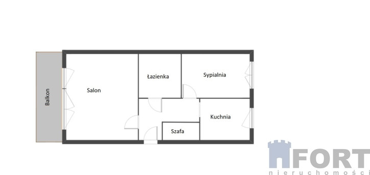 Mieszkanie Sprzedaż Szczecin os. Bukowe 6