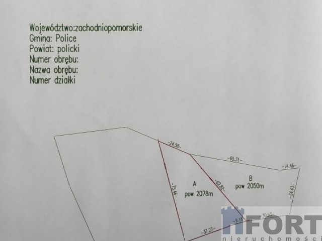 Działka 2078 m2, w pobliżu jezioro