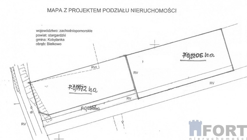 Działka Sprzedaż Bielkowo