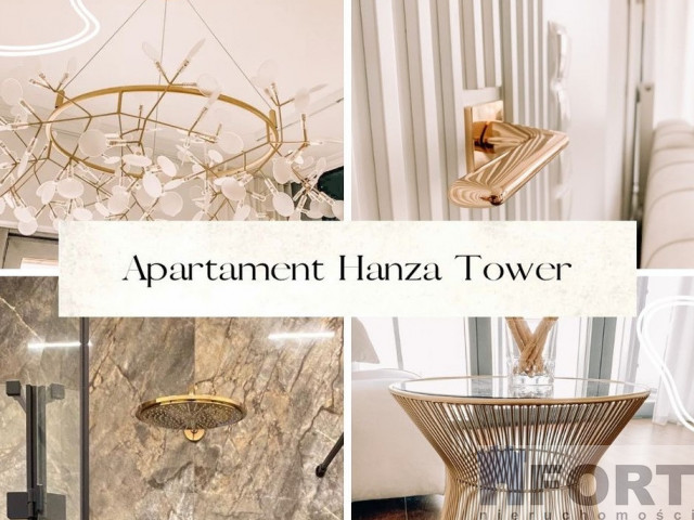 przytulny apartament w hanza tower na sprzedaż