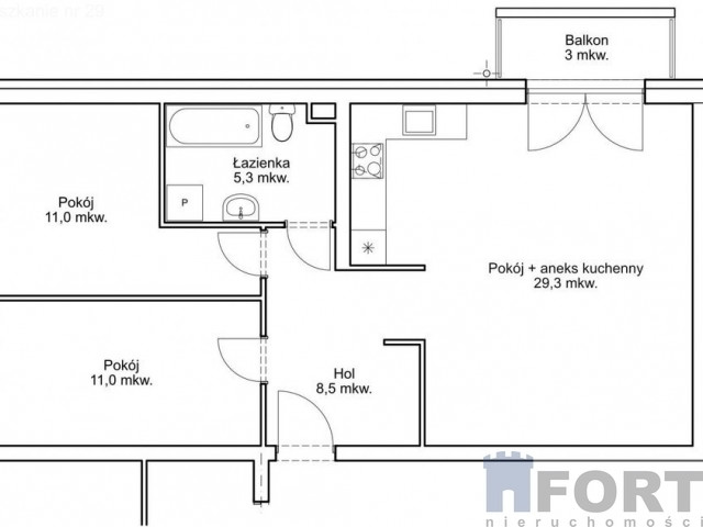 Apartament 3-pokojowy w nowej inwestycji